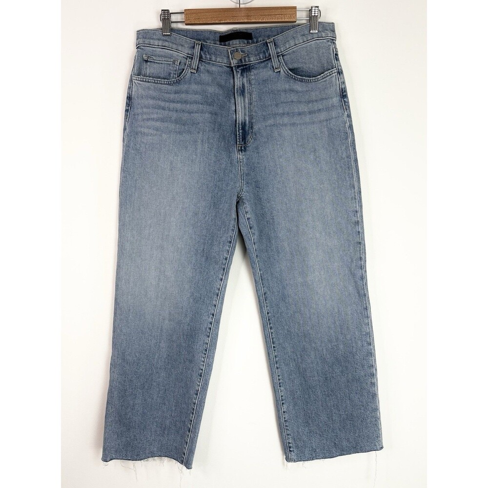 NWOT Joe’s Jeans The Blake Wide Leg Crop Jeans (Sz 32) High Rise Raw Hem